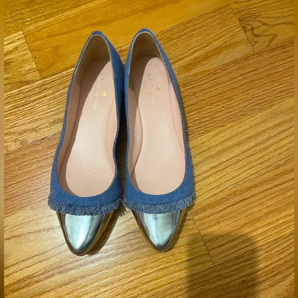 Brand New Kate Spade Denim Flats Size 8